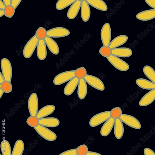 textile design with flower abstract pattern image background

