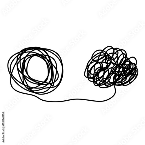 Overthinking Illustration, Confused
