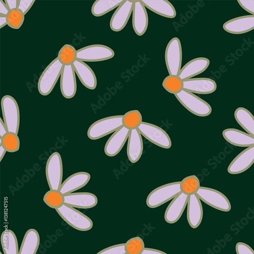 textile design with flower abstract pattern image background
