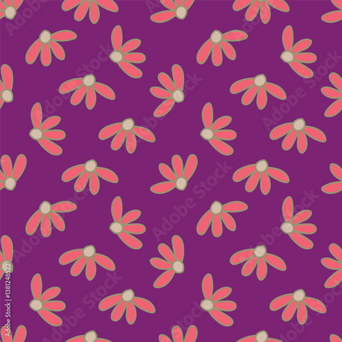 Wallpaper Mural textile design with flower abstract pattern image background
 Torontodigital.ca