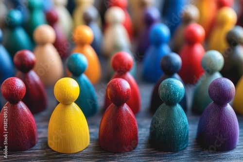 Confident, diverse leader guiding inclusive team in modern business setting, symbolizing unity and empowerment.