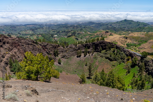 Mountains and valleys of Gran Canaria island, Spain