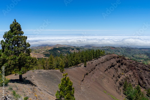 Mountains and valleys of Gran Canaria island, Spain