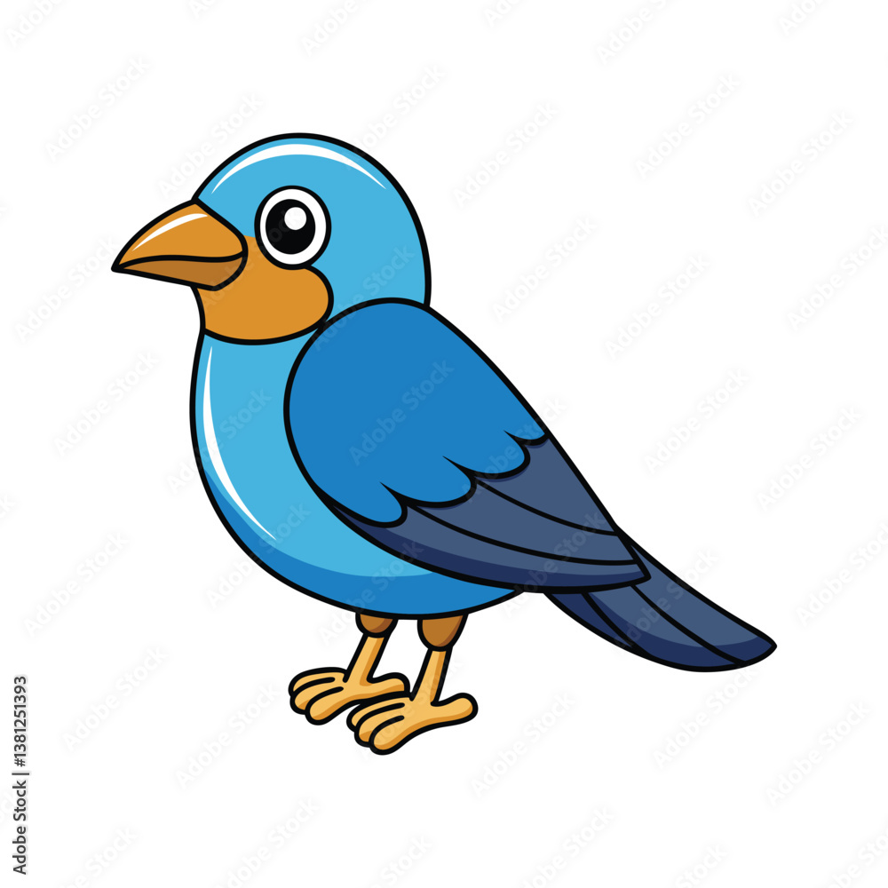 Obraz premium Vivid Abyssinian Roller Bird Artwork