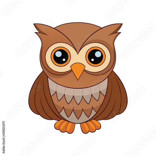  Vivid Illustration of African Scops Owl