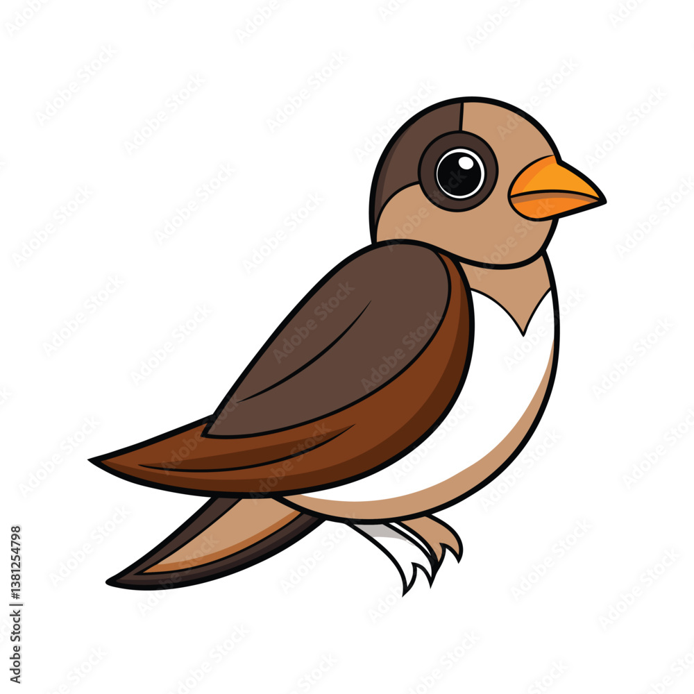 Fototapeta premium Graceful Alpine Swift Bird Artwork