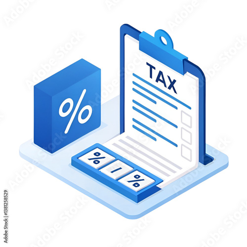 symbol, 3D design, emblem, blue theme, graphic illustration, business concept, taxation, tax emblem, financial payment, taxpayer recognition, economic system, tax graphic, fiscal responsibility