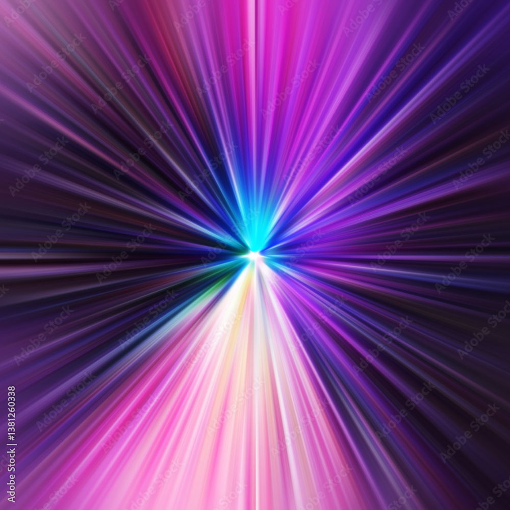 Fototapeta premium Colorful zoom motion effect. Abstract background. Color lines. Colored texture backdrop and banner. Multi color gradient pattern and textured wallpaper.