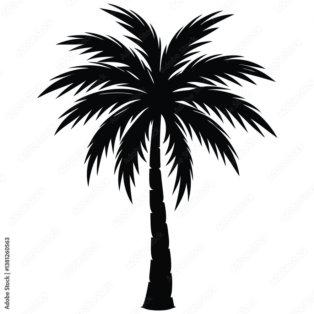 Obraz premium palm tree silhouette