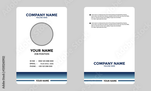 Modern Corporate ID Card Design