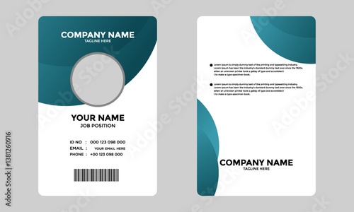 Modern Corporate ID Card Design
