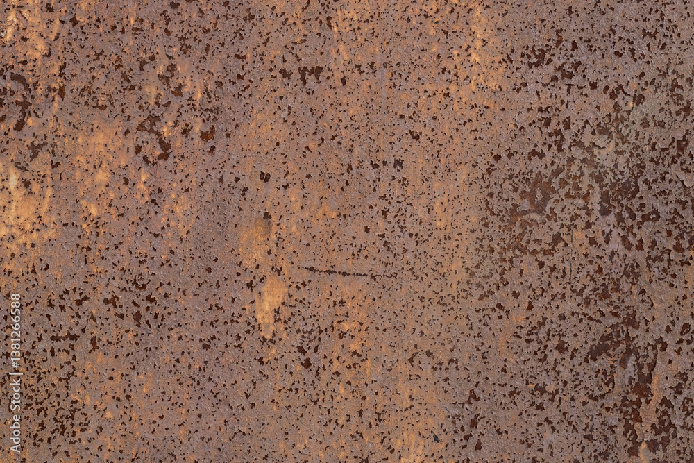 Rusty metal texture and background for design with ability to copy text or images.