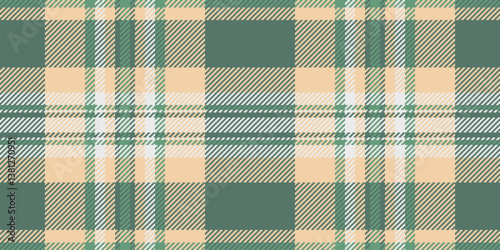 Wallpaper Mural Elegant pastel green and beige plaid pattern. Seamless texture ideal for textile design, website backgrounds, or fashion projects.  Evokes a feeling of calm and sophistication. Torontodigital.ca