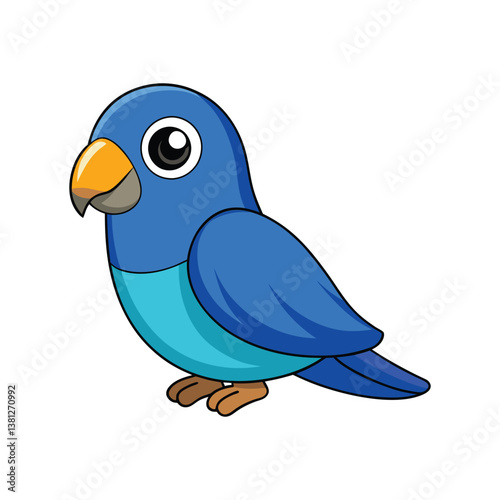  Charming Blue-Rumped Parrot Bird Design