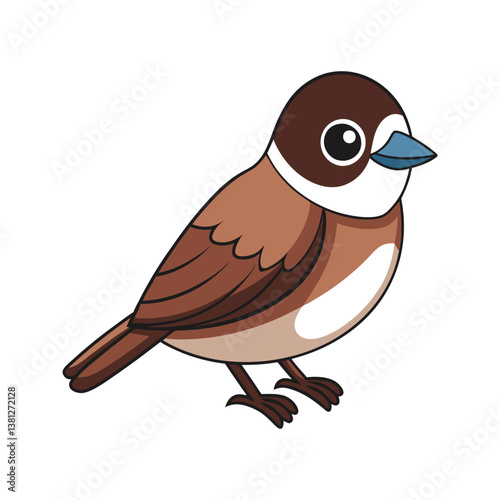  Realistic Boreal Chickadee Illustration