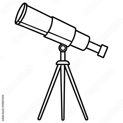 telescope on tripod