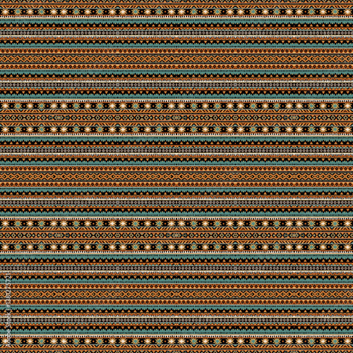 Aztec pattern for textile design