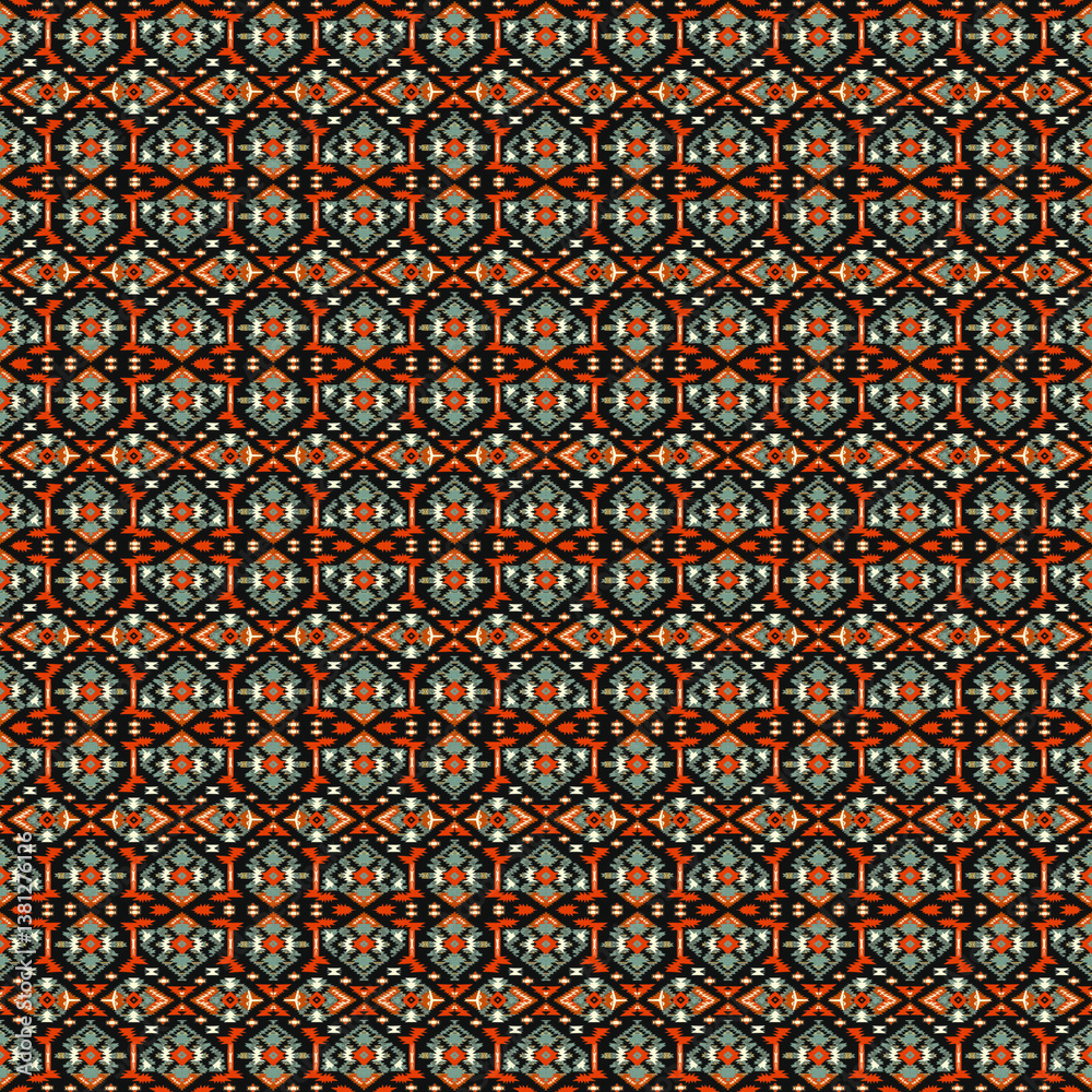 Aztec pattern for textile design Aztec pattern for textile design