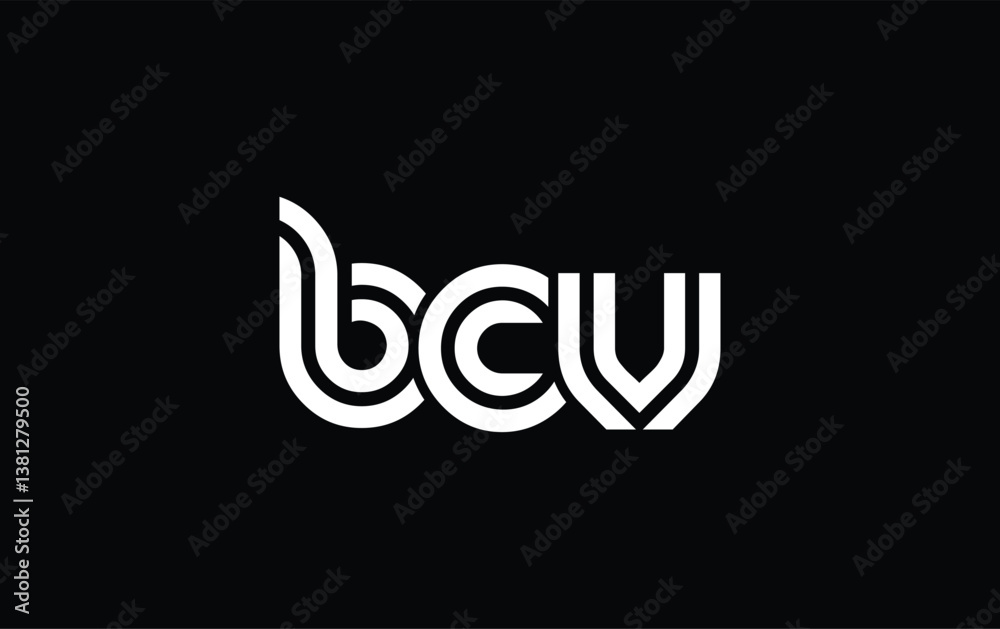 BCV Creative Unique Modern Letter Logo Design. Stylized logo featuring a unique letter design, presenting abstract minimalist aesthetics and modern appeal. BCV Creative Unique Modern Letter Logo Design. Stylized logo featuring a unique letter design, presenting abstract minimalist aesthetics and modern appeal.