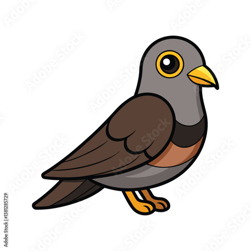  Common Nighthawk Bird Realistic Art