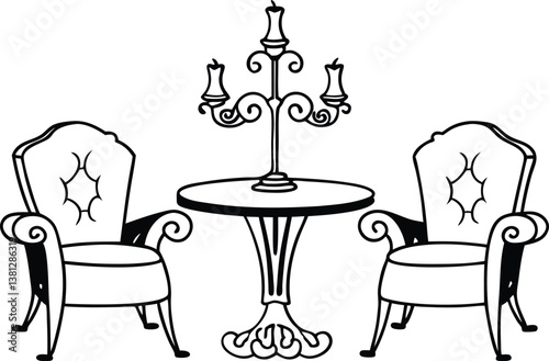 vector illustration of a restaurant