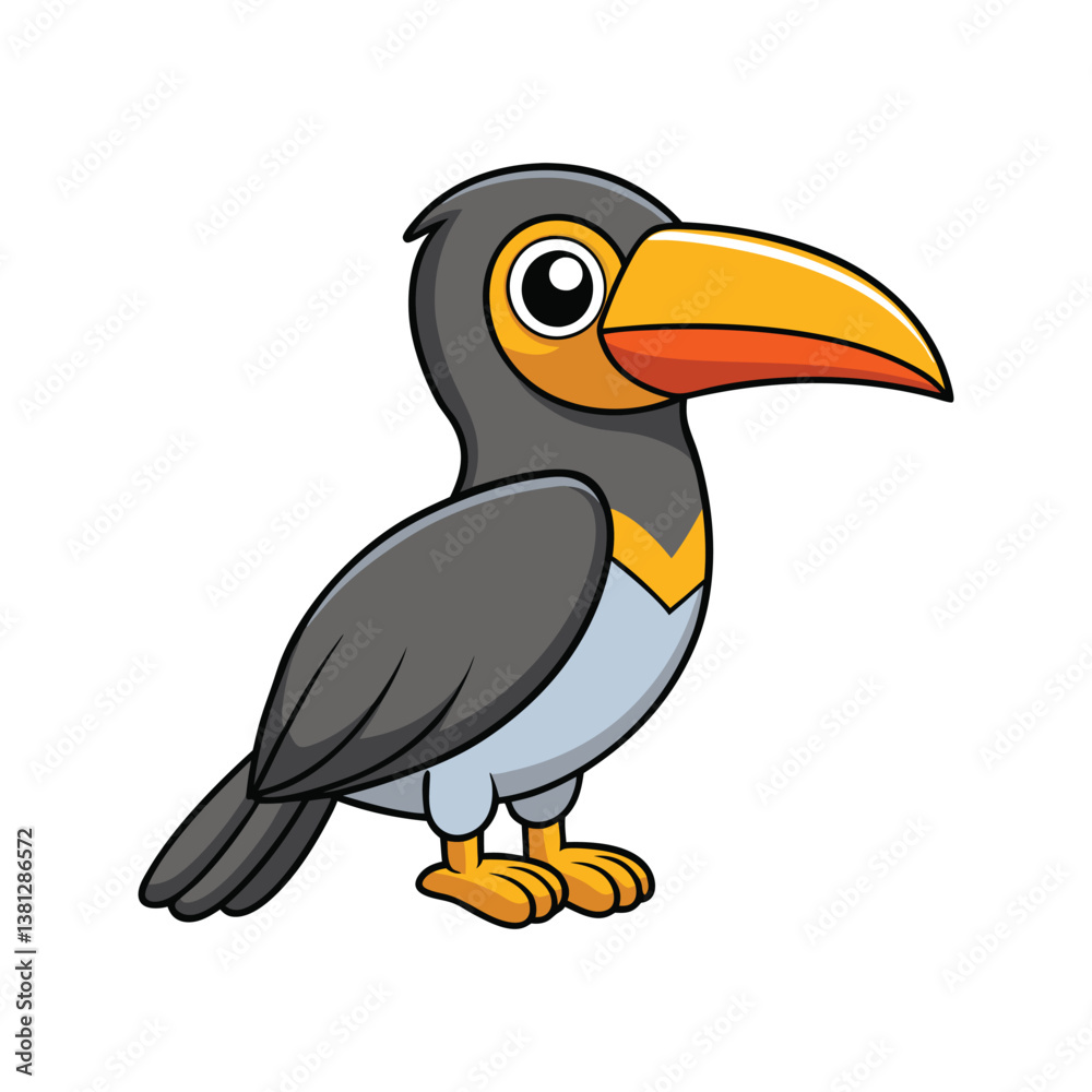 Fototapeta premium Common Scimitarbill Bird Colorful Artwork