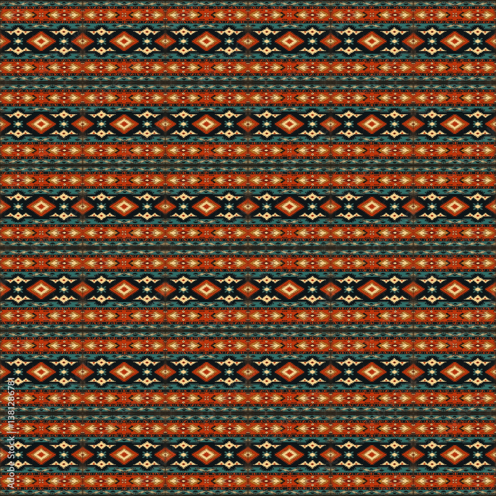 Aztec pattern for textile design Aztec pattern for textile design