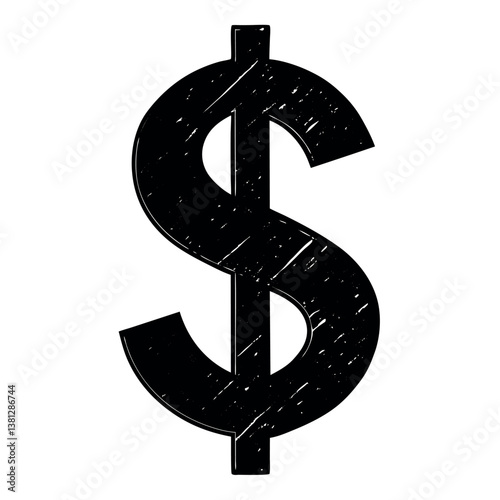 Dollar-sign-illustration-on-white-background.