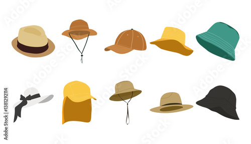 Hat Illustration Set
