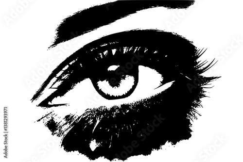 eye of woman