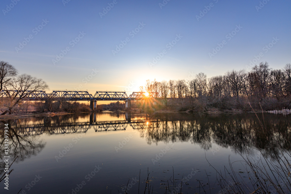 Fototapeta premium reflections in the water