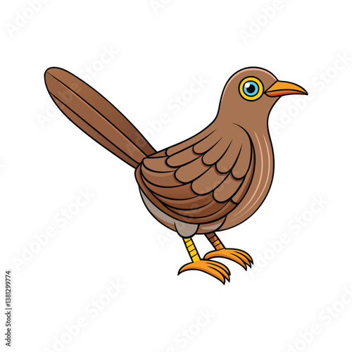  Stunning Curve-billed Thrasher Bird Illustration