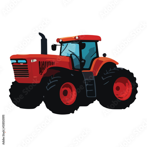 tractor vector illustration design image