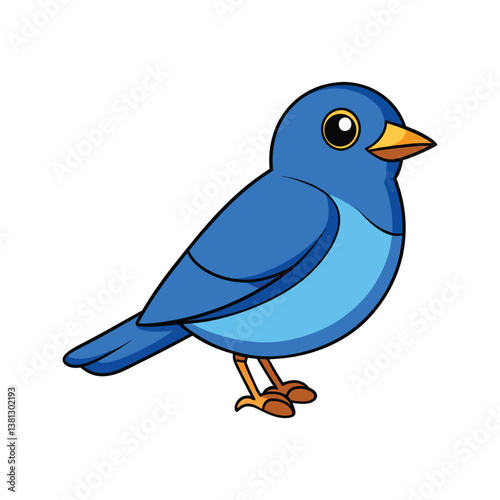  Eastern Bluebird Bird Realistic Art