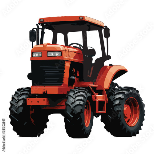 tractor vector illustration design image