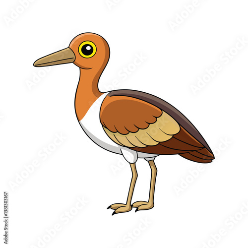  Vivid Eurasian Curlew Bird Design