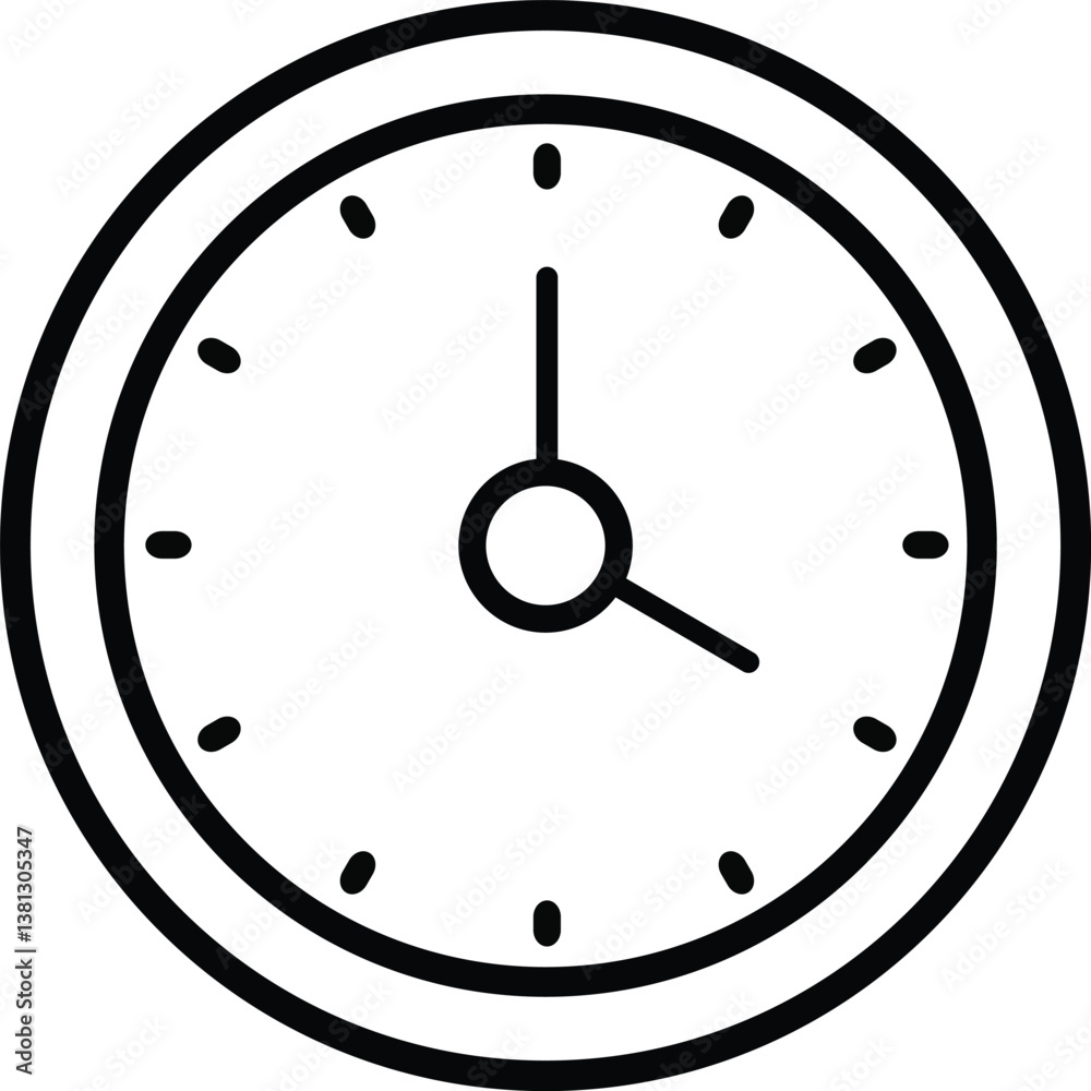 wall clock vector illustration wall clock vector illustration