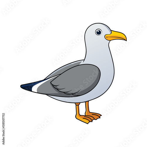  Herring Gull Bird Realistic Art