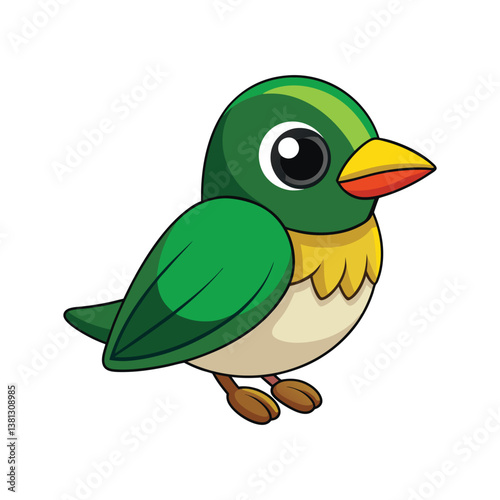 Jamaican Tody Bird Colorful Illustration