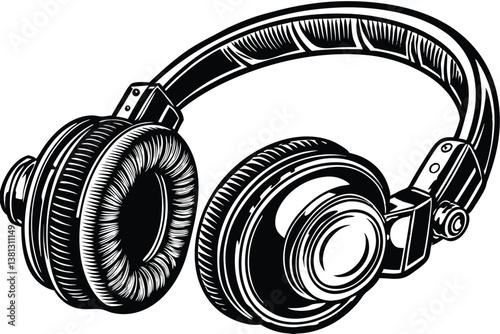 Intricate Headphones with Striking Lines