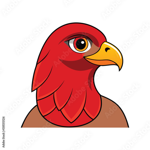  Red-Tailed Hawk Bird Realistic Art