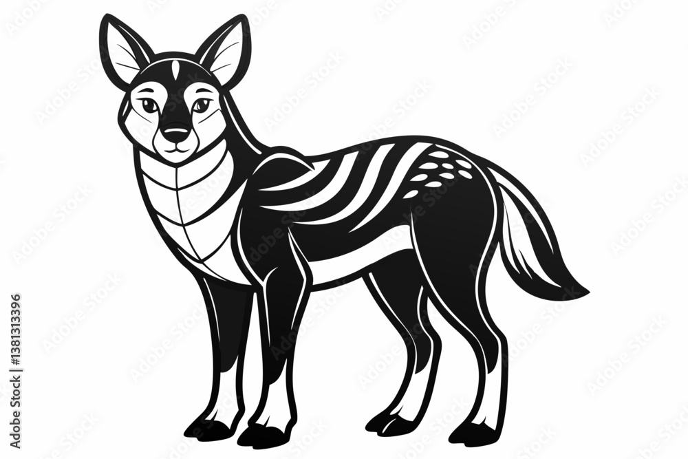 Fototapeta premium coloring page black vector