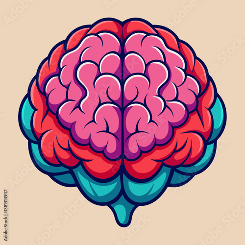 brain, human, illustration, vector, anatomy, mind, head, art, medical, intelligence, design, flower, science, organ, neurology, think, medicine, psychology, cerebellum, wisdom, decoration, 3d, pattern