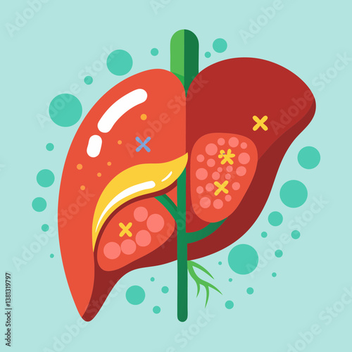 liver, organ, anatomy, internal, body, biology, medicine, healthcare, digestive, hepatology, hepatocyte, bile, blood, detox, function, abdominal, medical, science, disease, diagnosis, treatment, cirrh