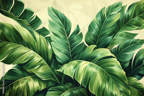 green leaf background