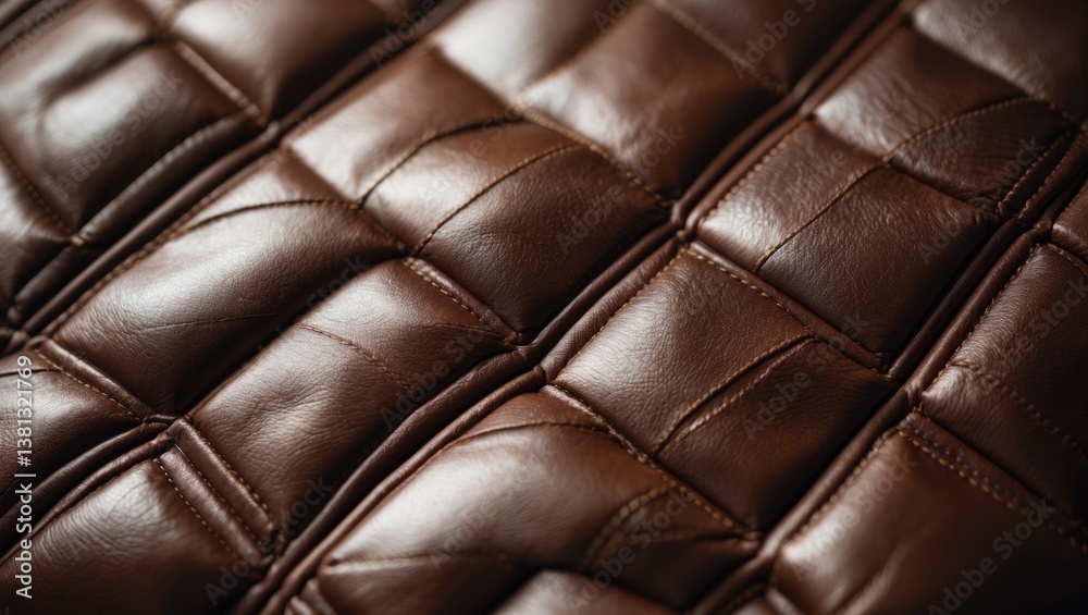 Obraz premium Brown leather texture backdrop