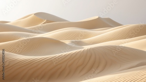 Fototapeta Naklejka Na Ścianę i Meble -  Isolated sand dunes on a background.