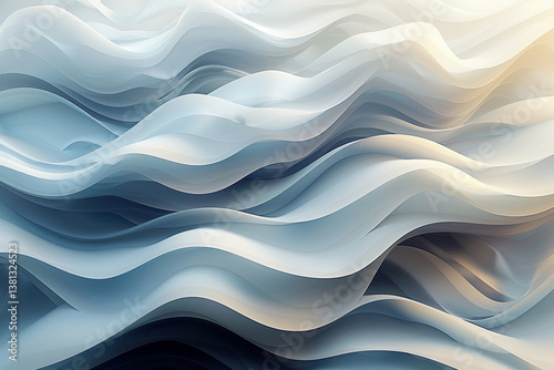 abstract blue waves