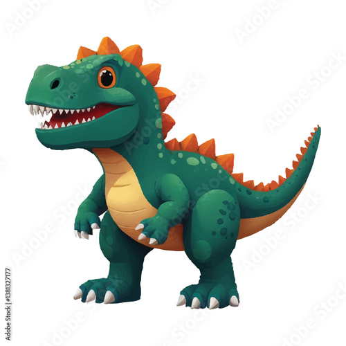 cartoon dinosaur 3D animation design image