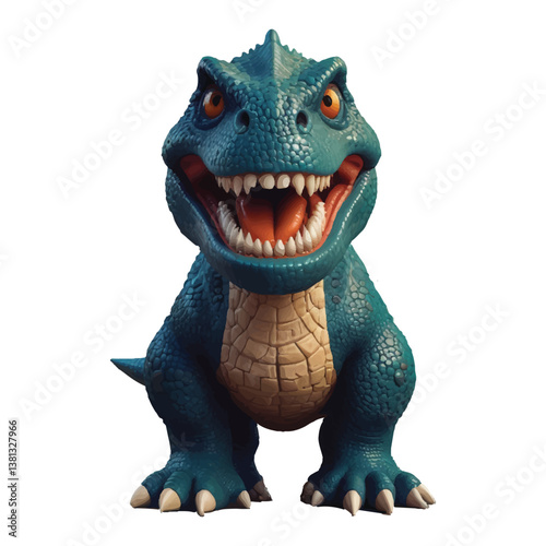 cartoon dinosaur 3D animation design image